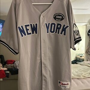 Majestic Gray New York Jersey